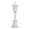 Led winter lantern post 32"h