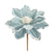 Beaded magnolia flower stem (set of 2)