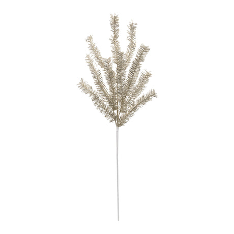Glittered pine spray (set of 6)