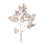 Glittered leaf spray (set of 6)