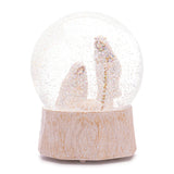 Musical nativity scene snow globe 5.75"h
