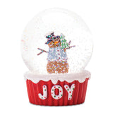 Gingerbread snowman snow globe (set of 2)