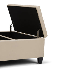 Harrison - Upholstered Coffee Table Storage Ottoman