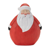 Round wood santa figurine (set of 4)