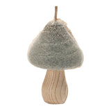 Felt fabric mushroom ornament (set of 12)
