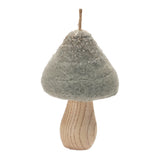 Felt fabric mushroom ornament (set of 12)