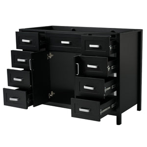 Bathroom Vanity Cabinet with 2 Soft Close Doors and 8 Drawers