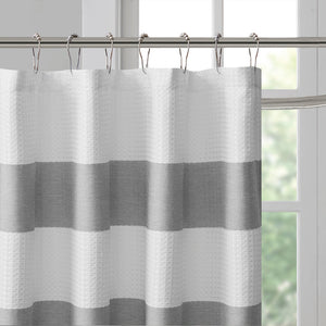 Shower Curtain with 3M Treatment Grey 72x72"