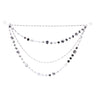 Jewel bead and chain link garland (set of 2)