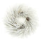 Flocked long needle pine wreath 28"d