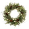 Mixed pine and tallow berry wreath 28"d