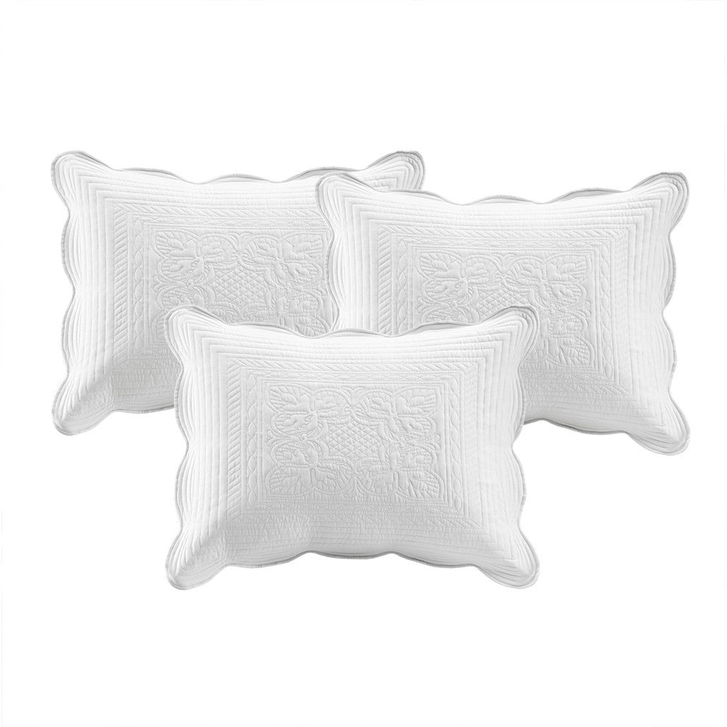 6 Piece Reversible Scalloped Edge Daybed Cover Set