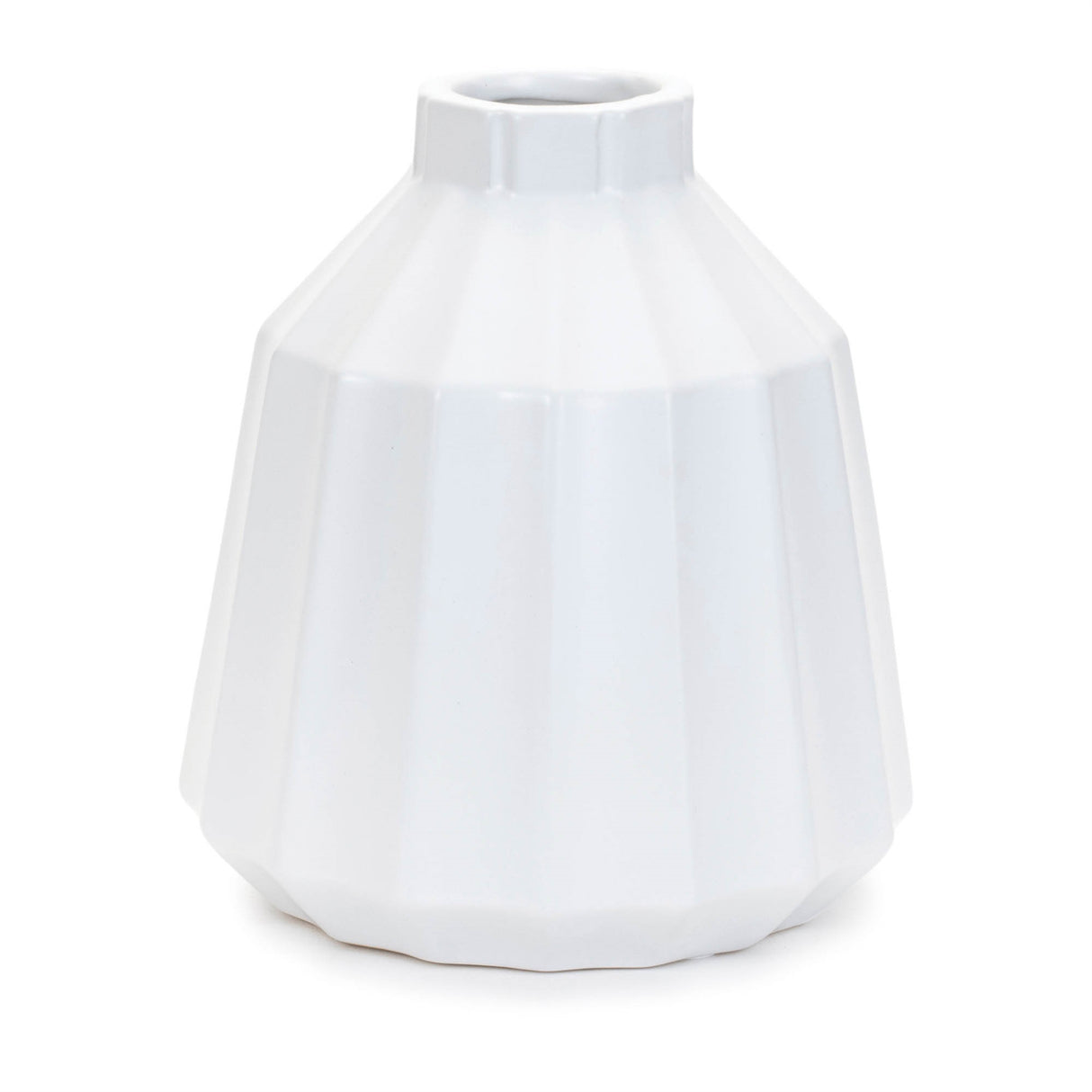 Ribbed-ceramic-vase-(set-of-2)-Vases