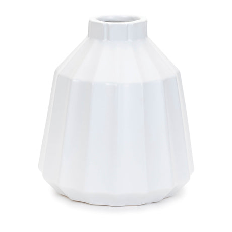 Ribbed-ceramic-vase-(set-of-2)-Vases