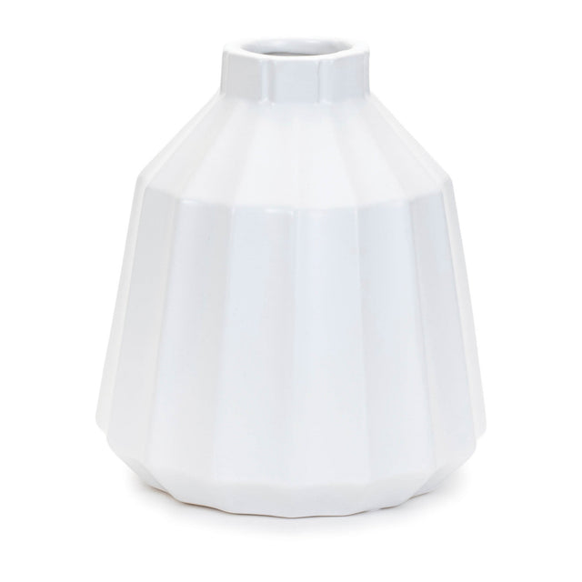 Ribbed-ceramic-vase-(set-of-2)-Vases