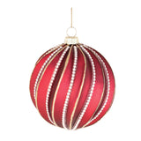 Jeweled Glass Ball Ornament (Set of 6)