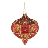 Beaded glass ornament (set of 6)