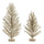 Glittered-tinsel-pine-tree-(set-of-2)-Christmas-Decor