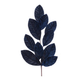 Glittered magnolia leaf spray (set of 12)