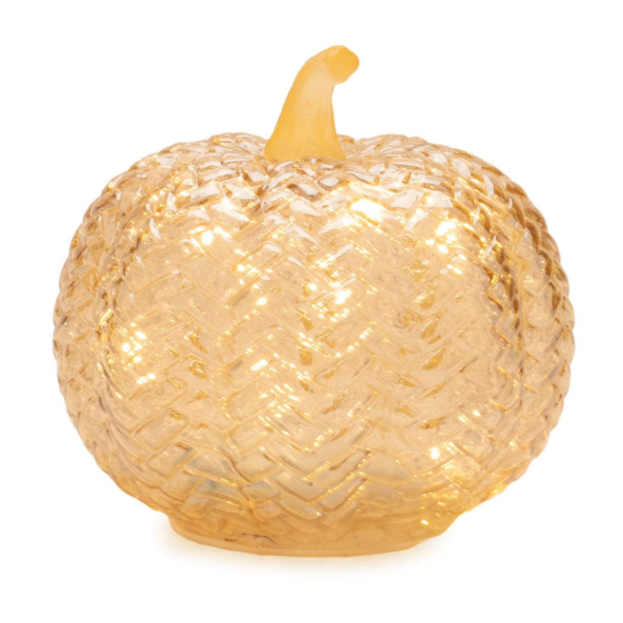 Led mercury glass pumpkin décor (set of 3)