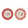Ceramic-santa-candy-plate-(set-of-4)-Plates