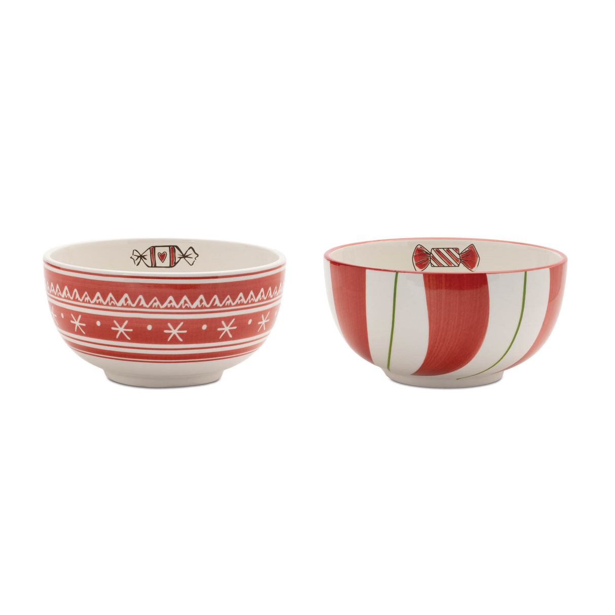 Ceramic-santa-candy-bowl-(set-of-4)-Bowls