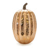 Led mercury glass pumpkin décor (set of 2)