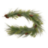 Long needle pine and pinecone garland 6'l