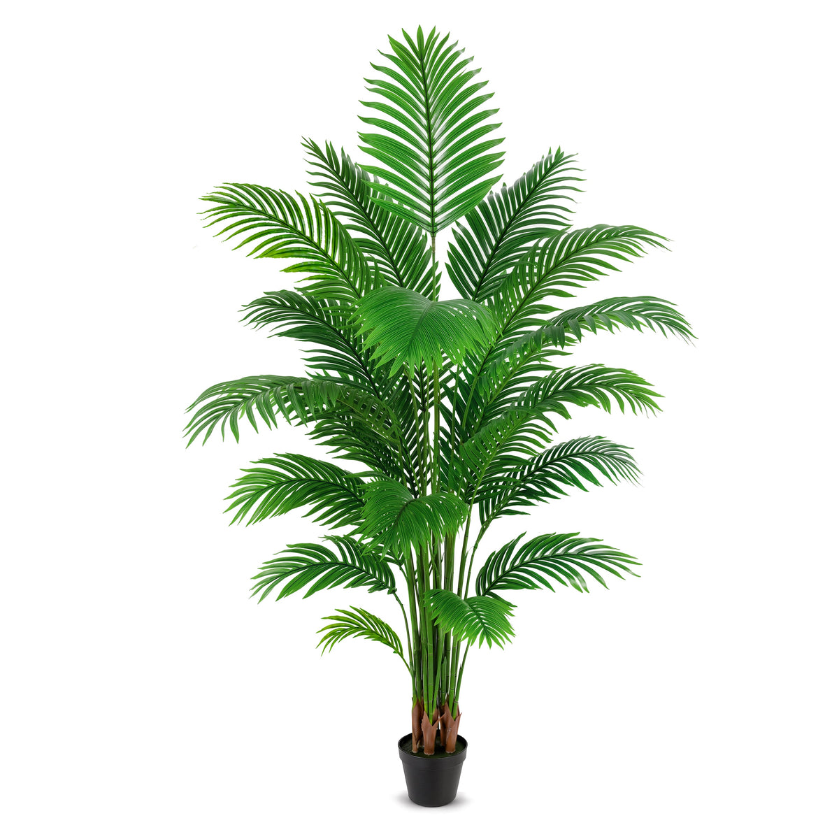Artificial Palm Tree 6ft - Large Fake Tropical Tree (2 Pack)