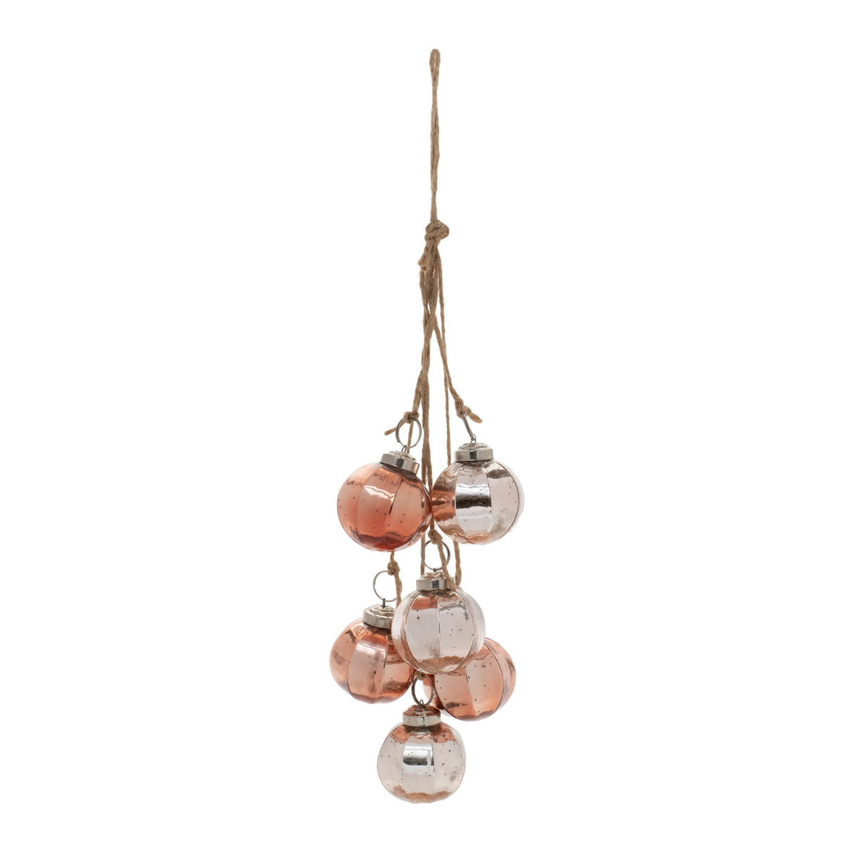 Mini ball ornament cluster (set of 2)