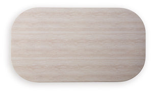 Dolan Creek - Rectangular Cocktail Table - Beige / Brown