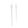 Swirled glass icicle ornament (set of 12)