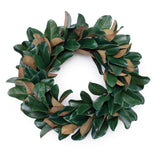 Magnolia leaf wreath 24"d