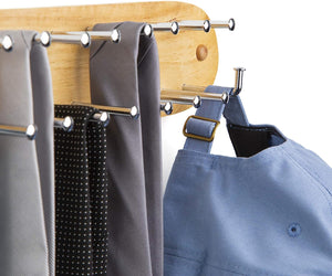 Wall Mounted Tie, Belt and Scarf Hanger