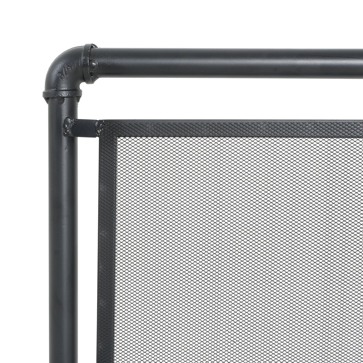 Celeste 1 Panel Iron Fireplace Screen 36" W x 29" H