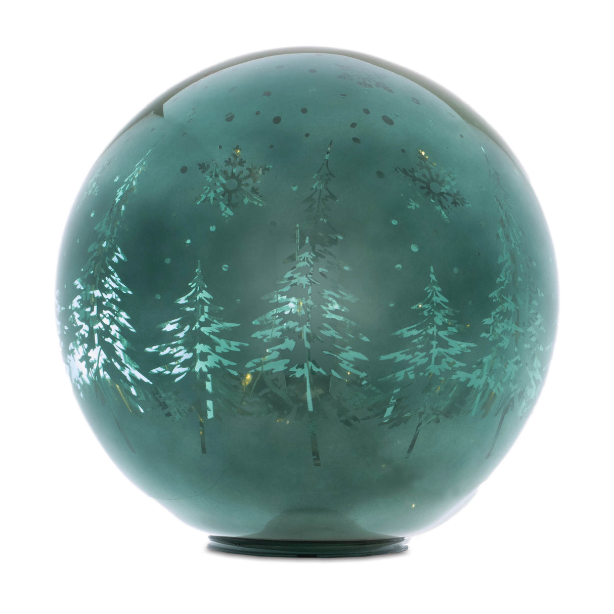 Led pine tree globe (set of 3)