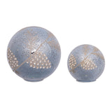 Led pinecone globe (set of 2)