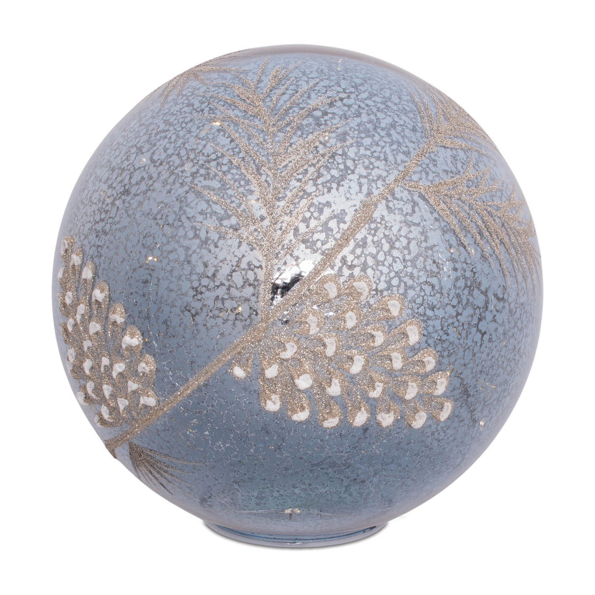 Led pinecone globe (set of 2)