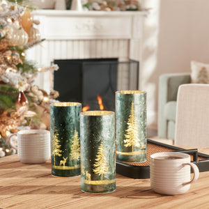 LED Pine Tree Luminary (Set of 3)