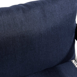 U_Style Multi-person Outdoor Iron Sofa Set with Table