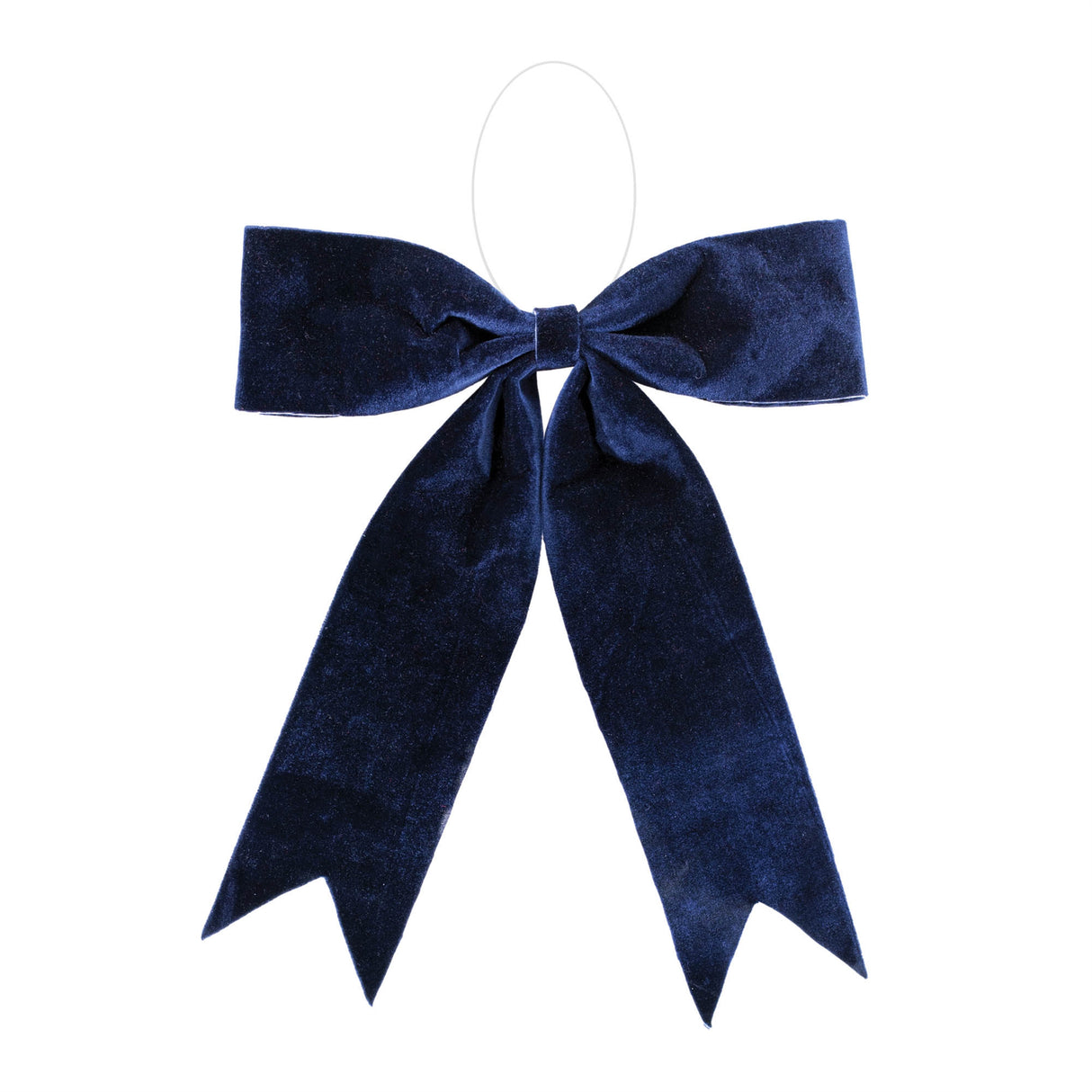 Navy blue holiday bow (set of 2)