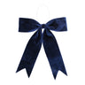 Navy blue holiday bow (set of 2)