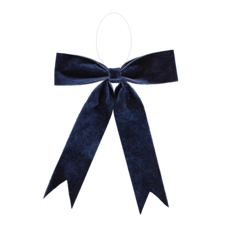 Navy-blue-holiday-bow-(set-of-2)-Seasonal-&-Holiday-Decor