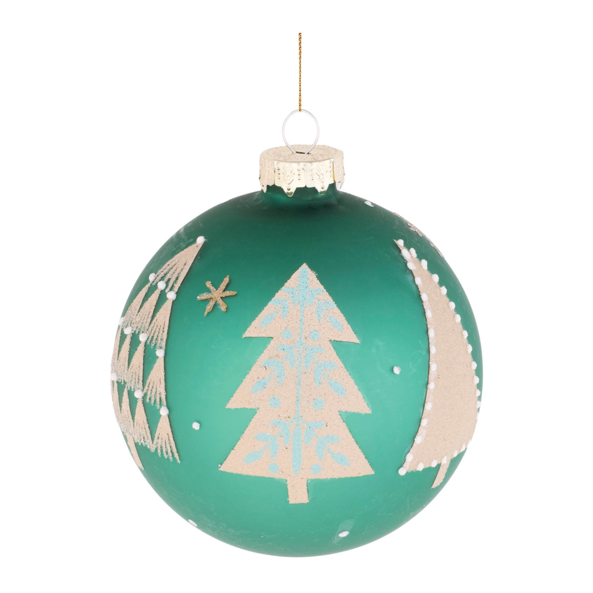 Beaded-pine-tree-ball-ornament-(set-of-6)-Christmas-Ornaments