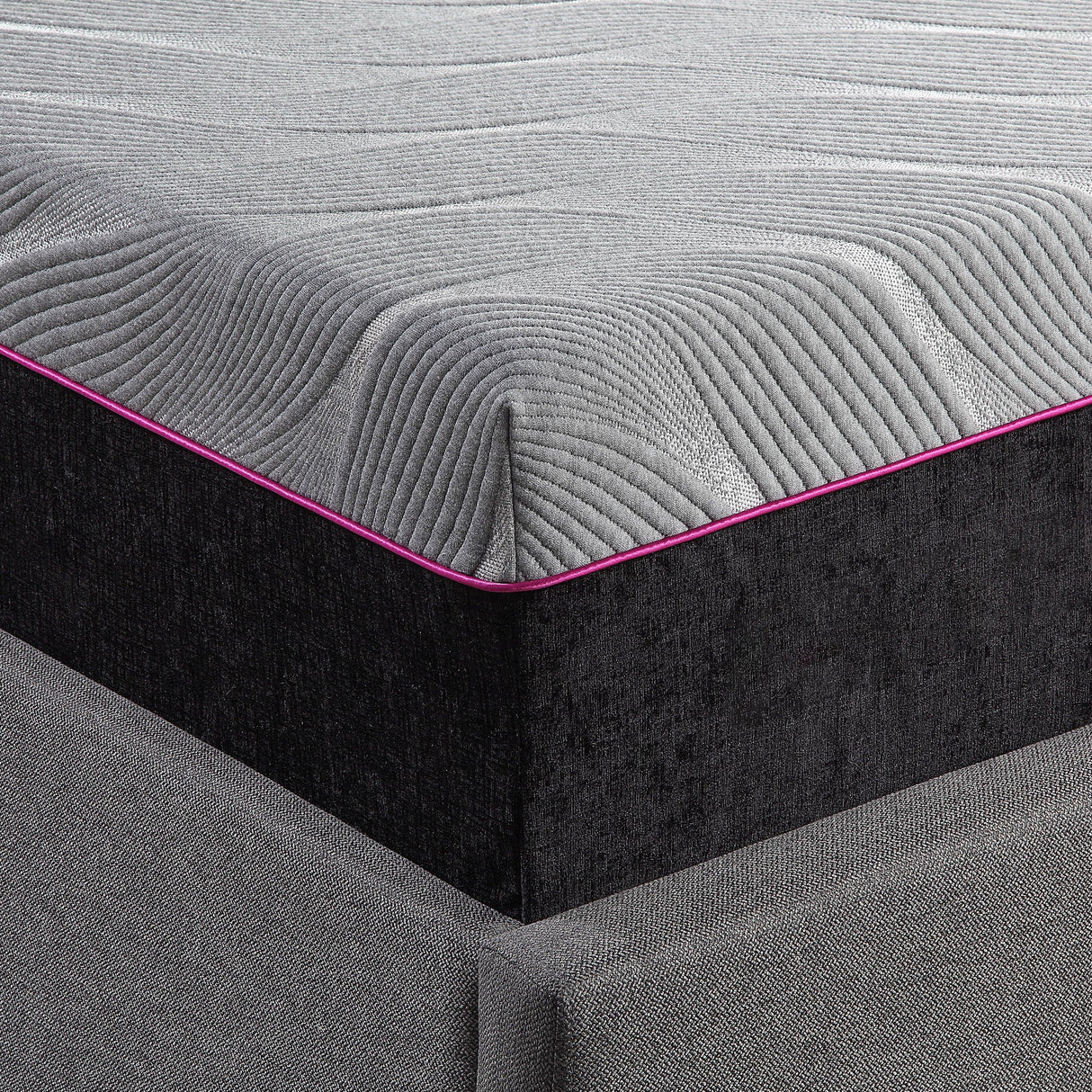 Renew - 11" Flex Head Cooling Gelcare Memory Foam Mattress - Gray - King