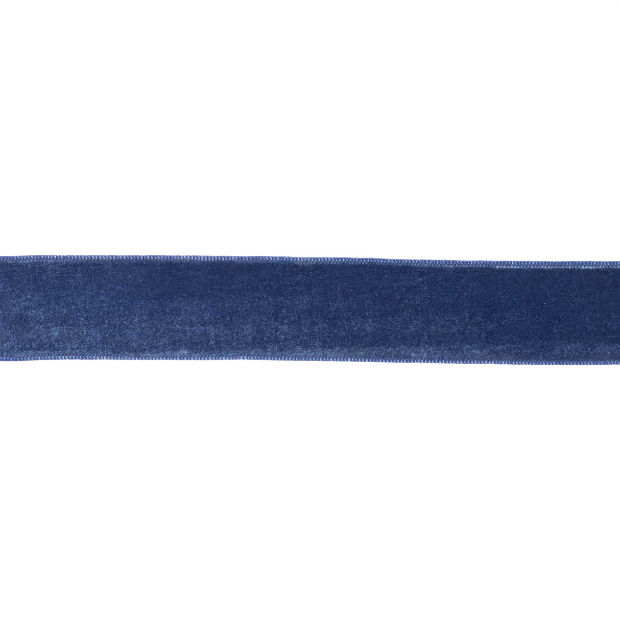 Blue wired ribbon 2.5" x 10 yds.