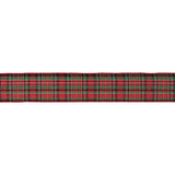 Tartan-plaid-wired-ribbon-(set-of-2)-Ribbons-&-Trim