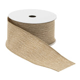 Gold wired ribbon (set of 2)