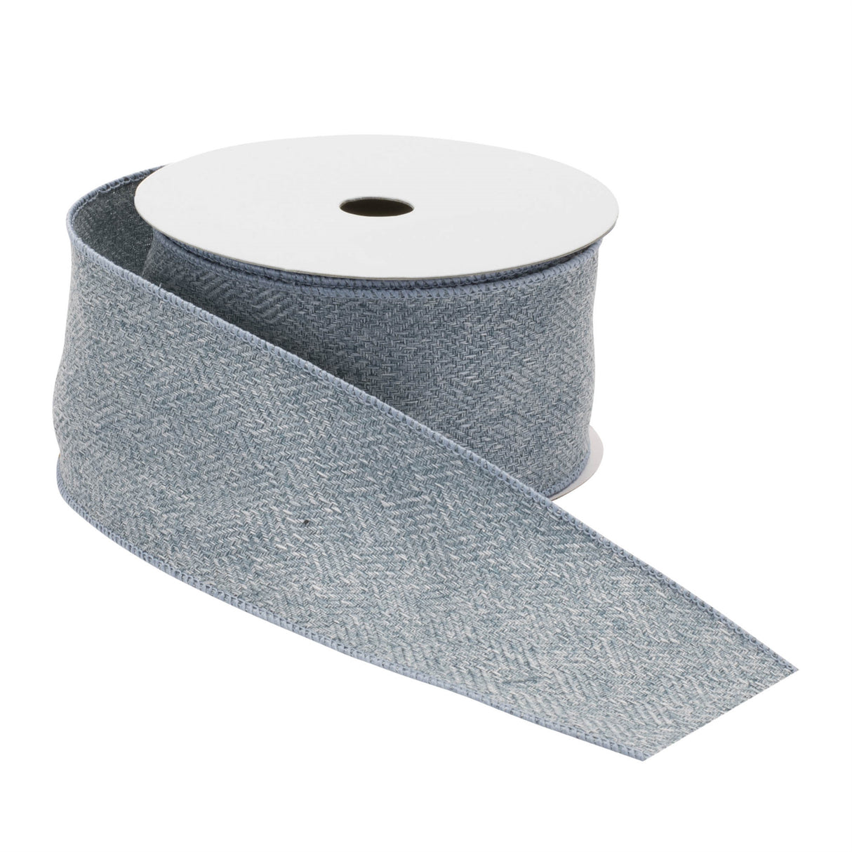 Blue wired ribbon (set of 2)