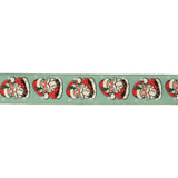 Nostalgic-santa-print-wired-ribbon-(set-of-2)-Ribbons-&-Trim